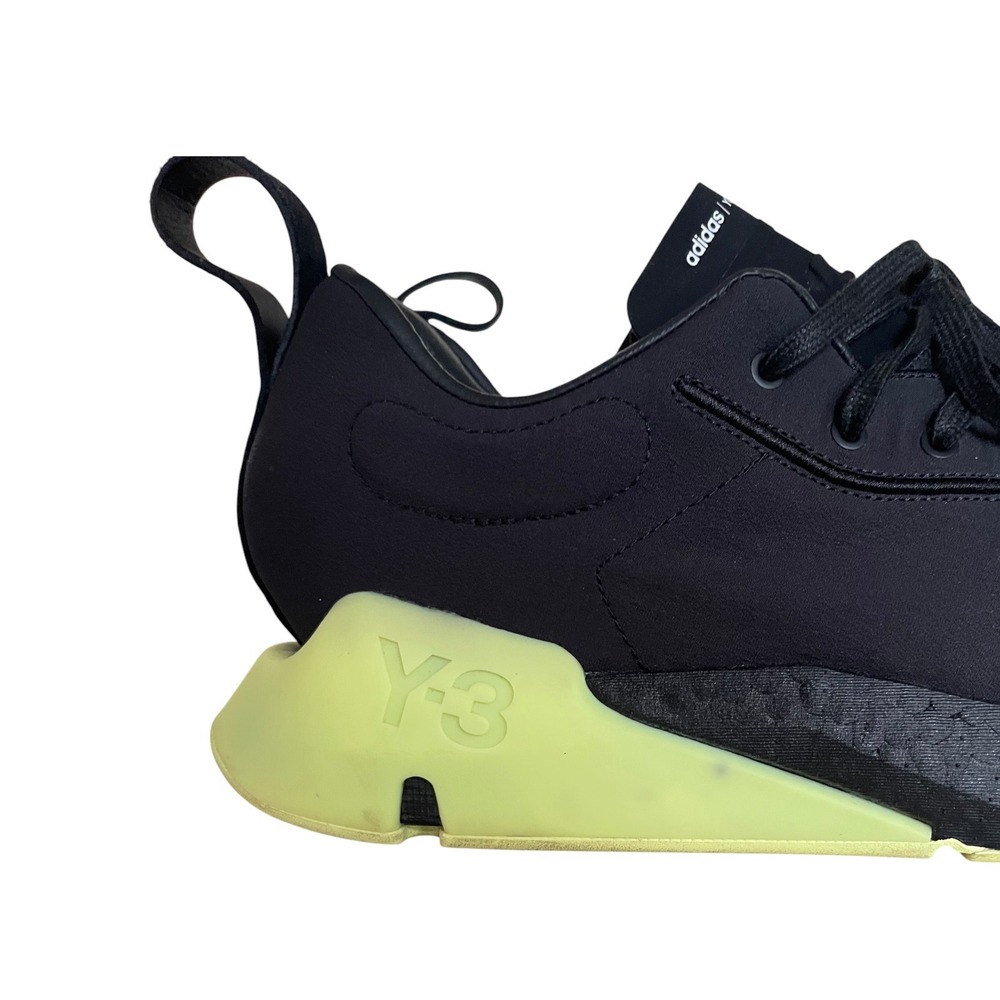 Adidas Y-3 Yohji Yamamoto Orisan Black Frozen Yellow Mens 9.5 Sneakers GZ9138 - Picture 6 of 12